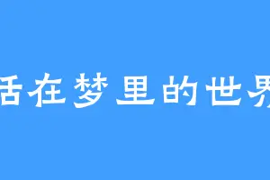 活在梦里的世界