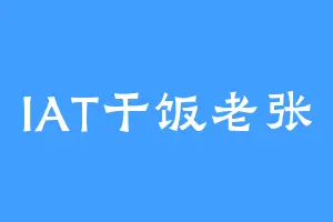 IAT干饭老张