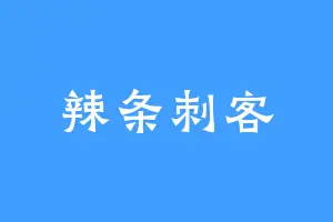 辣条刺客