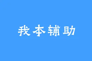 我本辅助