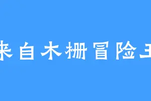 来自木栅冒险王