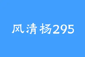 风清杨295