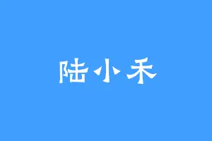 陆小禾