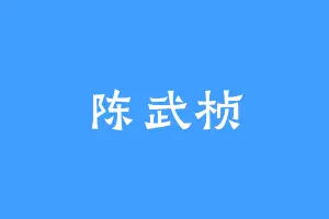 陈武桢