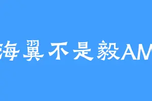 海翼不是毅AM