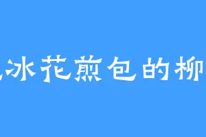 爱吃冰花煎包的柳传明