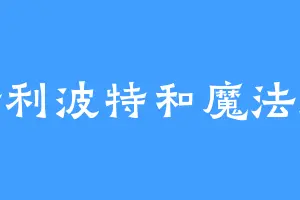 哈利波特和魔法师