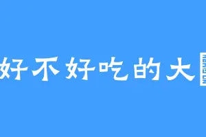 好不好吃的大嫚